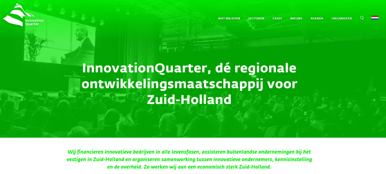 Innovation Q website screendump