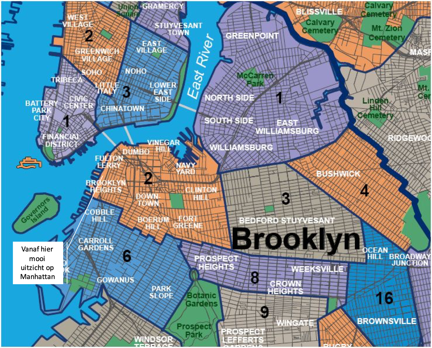 Brooklyn city map