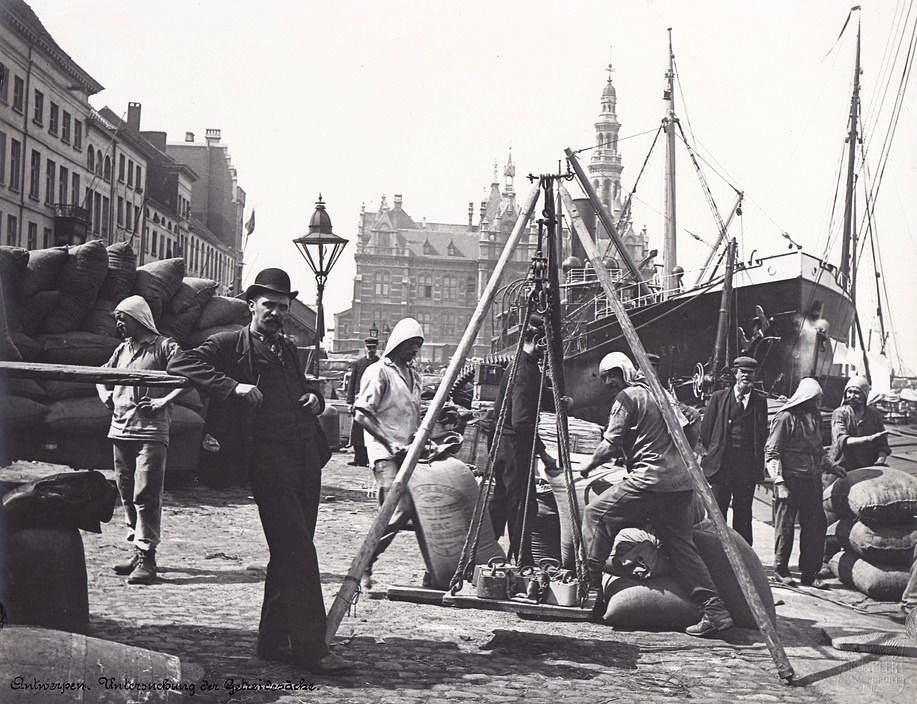 Sint Aldigondiskaai in oude tijden
