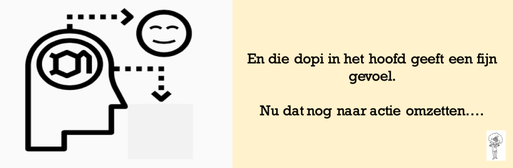 Dopamine en brein en lach